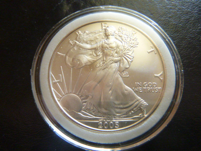 2005 Silver American Eagle Dollar