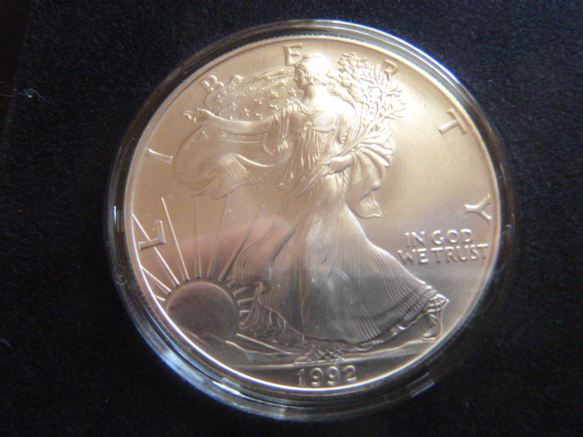 1992 Silver American Eagle Dollar