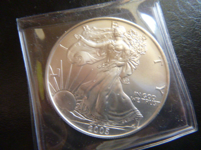 2005 Silver American Eagle Dollar