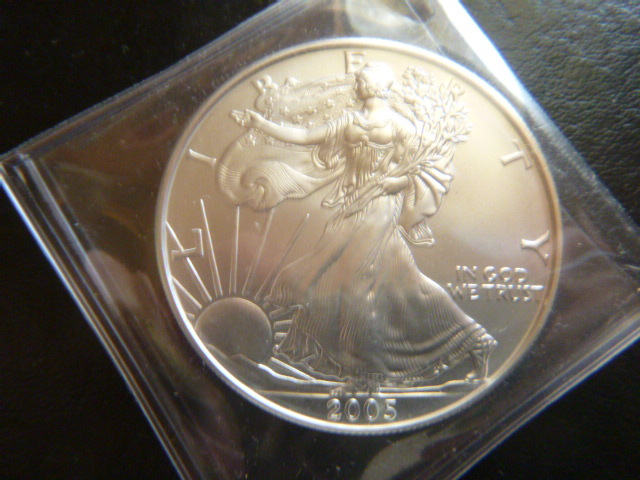 2005 Silver American Eagle Dollar