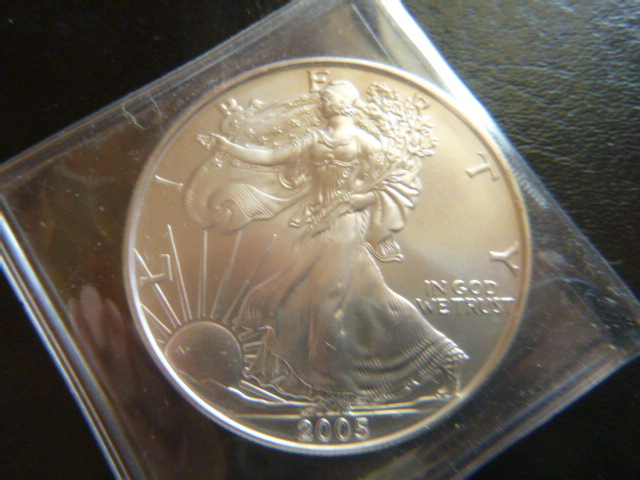 2005 Silver American Eagle Dollar