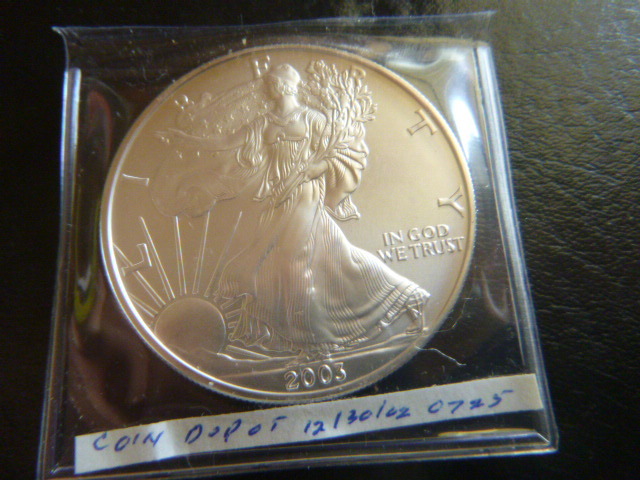 2003 Silver American Eagle Dollar