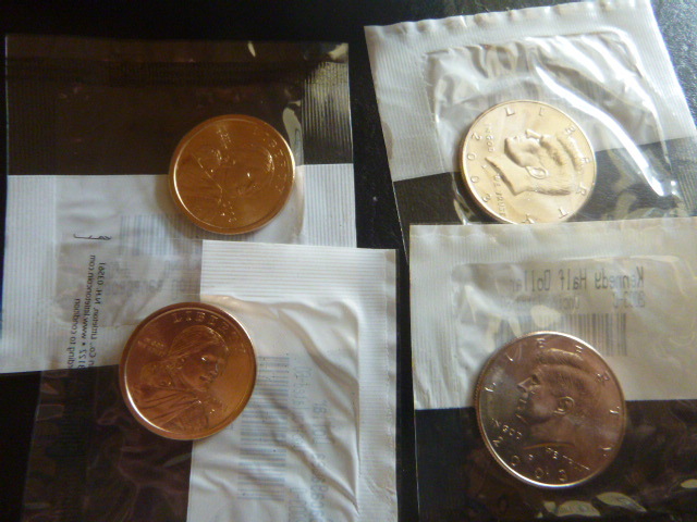 2003 Kennedy Half & Sacagawea Dollar Set