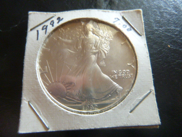 1992 Silver American Eagle Dollar