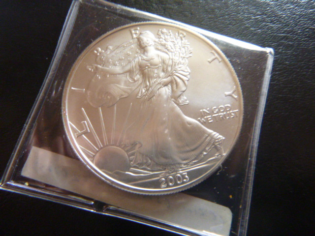 2003 Silver American Eagle Dollar