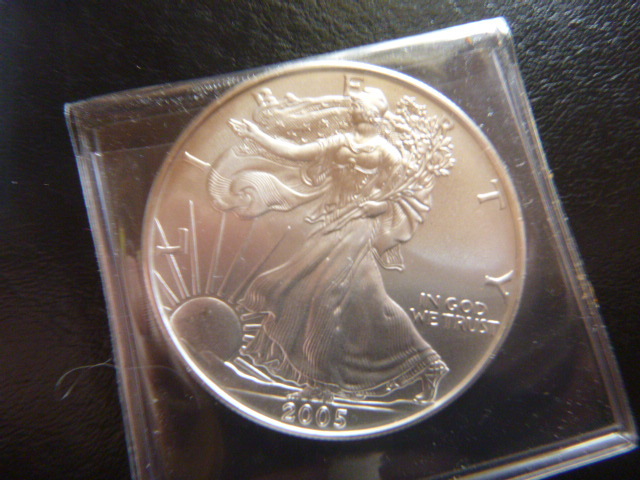 2005 Silver American Eagle Dollar