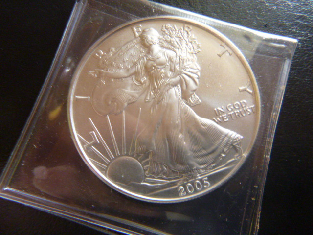 2005 Silver American Eagle Dollar