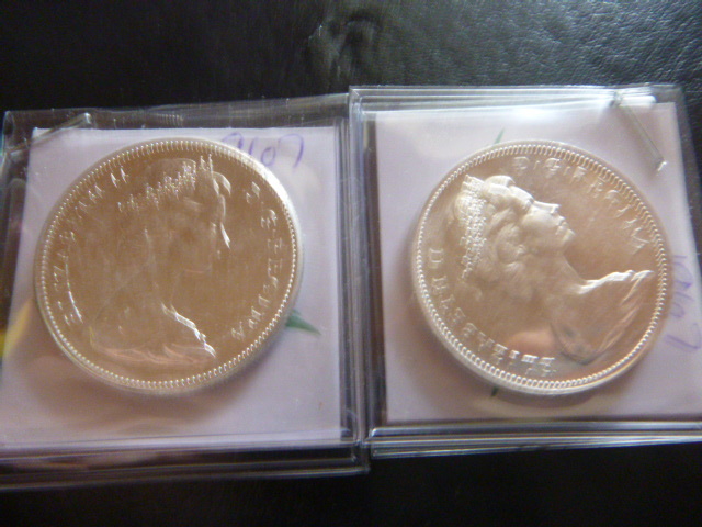 2 1867-1967 Canadian Silver Dollar Flying Goose