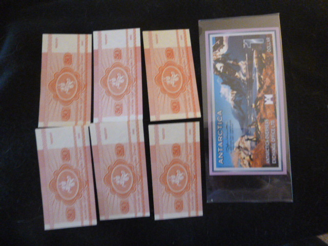 6 Foreign Bank Notes 50 Kaneeks