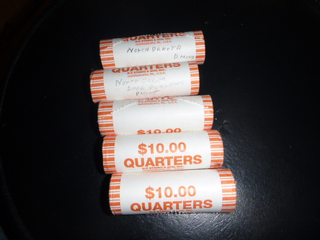 $50 of 2006 North Dakota Quarters