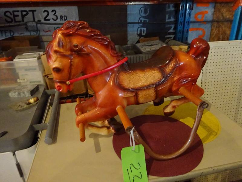 lot 22 image: Rocking Horse
