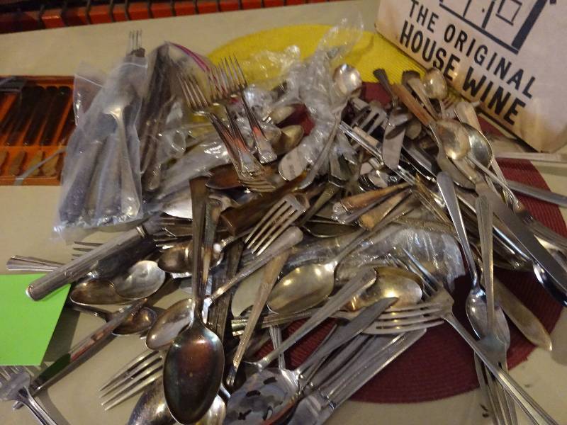 lot 31 image: Huge Lot of Flatware