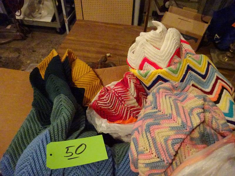 lot 50 image: Lot of Afgan Throws