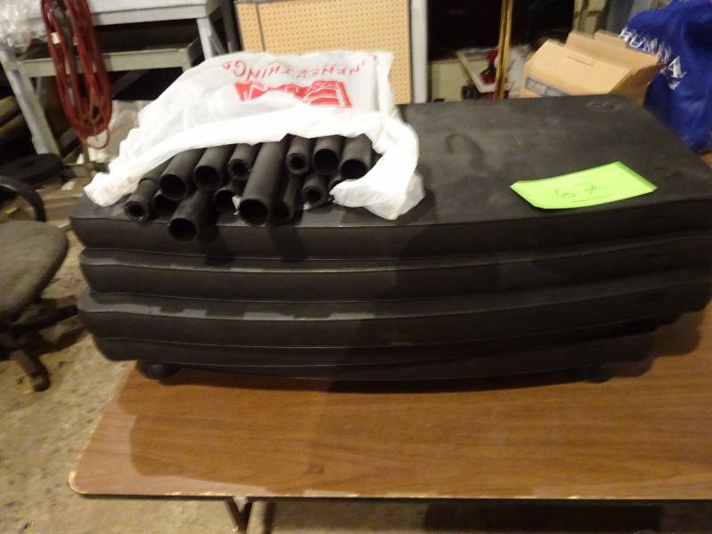 lot 67 image: Black Plastic Shelf