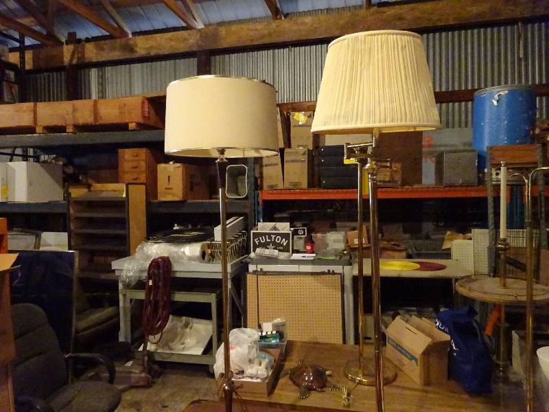 lot 69 image: (2) Floor Lamps