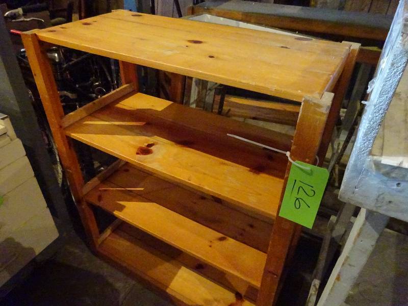 lot 126 image: Wood Shelf