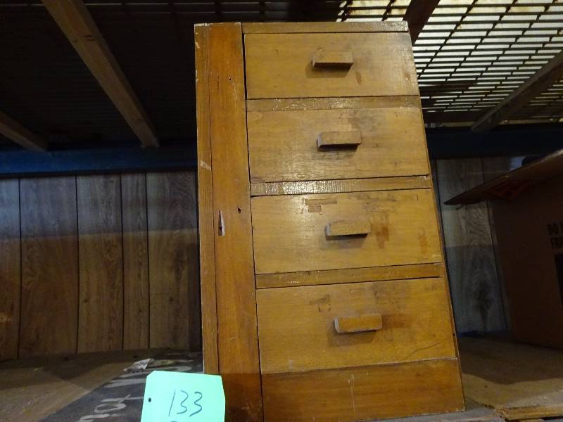 lot 133 image: Old Wooden Built In