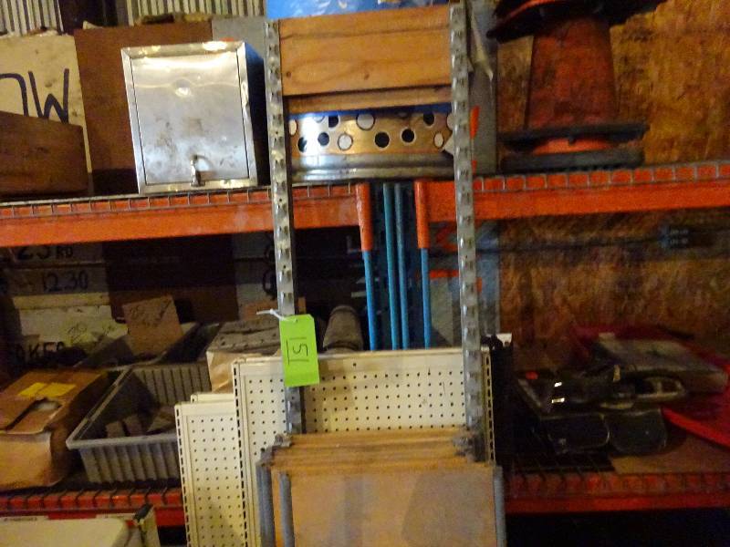 lot 151 image: One Section of LightMedium Stock Room Racking