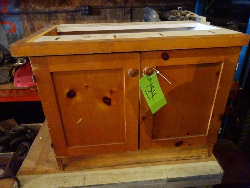 lot 154 image: Wood Cabinet