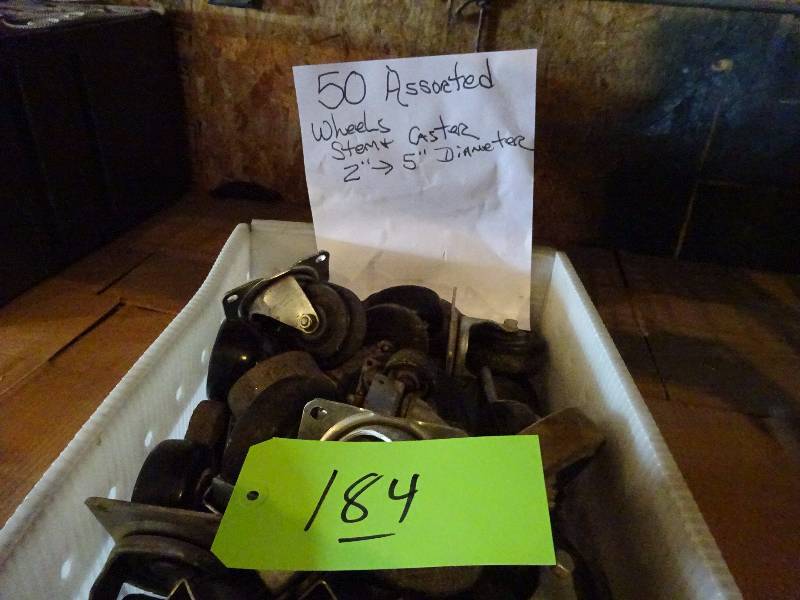 lot 184 image: 50 assoted Wheels