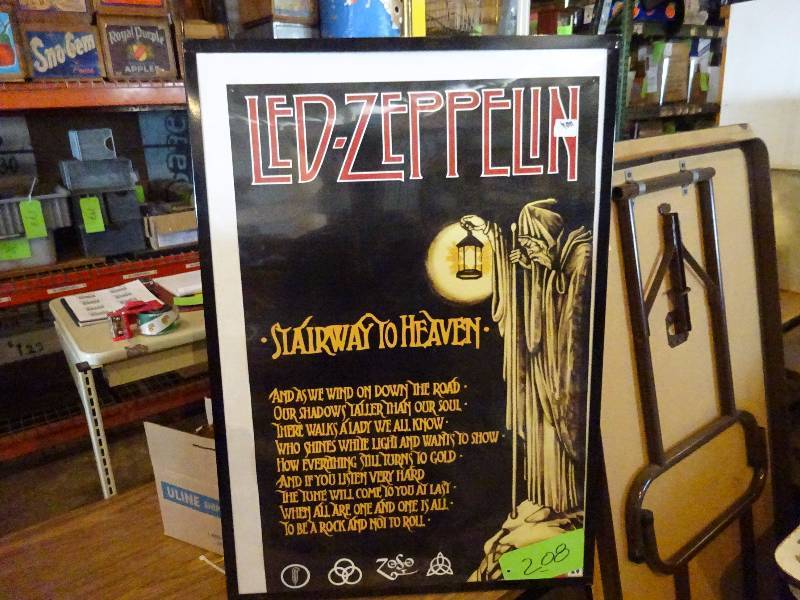 lot 208 image: Vintage Led-Zeppelin Posters