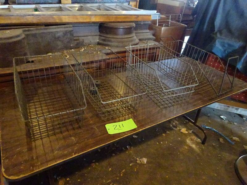 lot 211 image: Metal Baskets