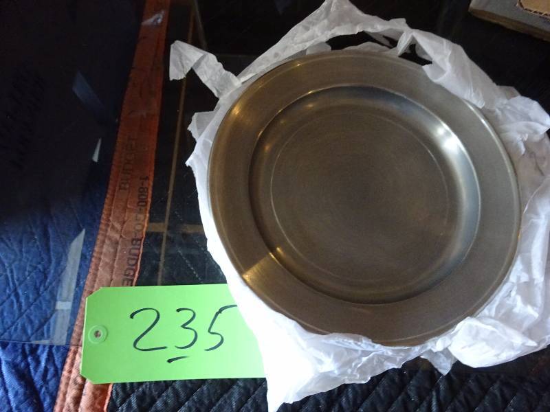 lot 235 image: Pewter Plates