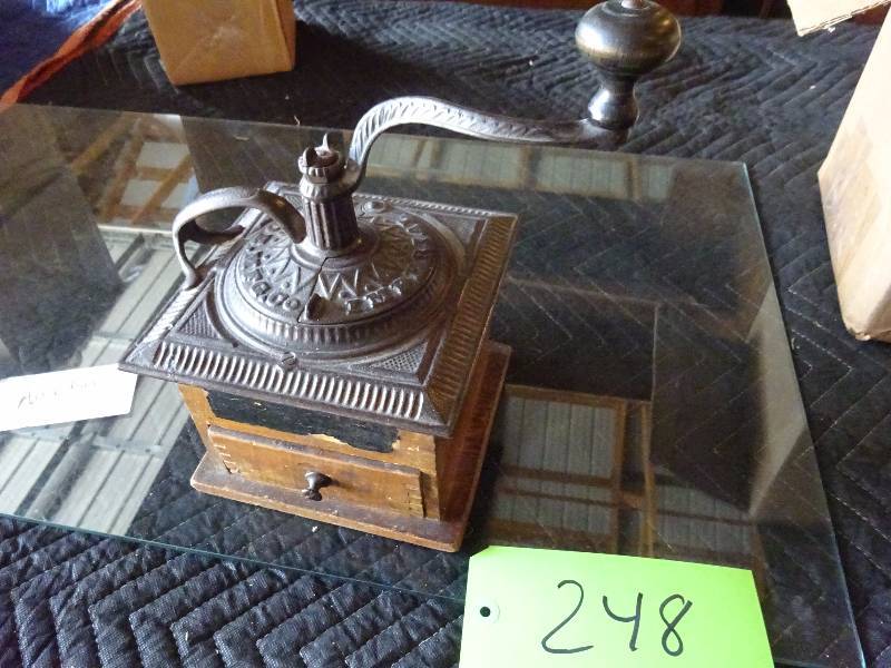 lot 248 image: Antique Coffee Grinder