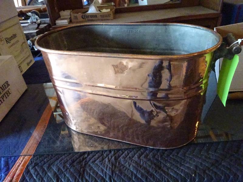 lot 256 image: Real Copper Boiler