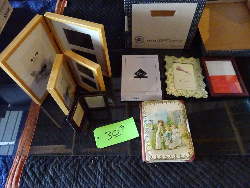 lot 309 image: Antique Picture Book, Frames