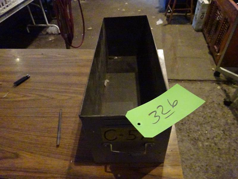 lot 326 image: Large Metal Drawer
