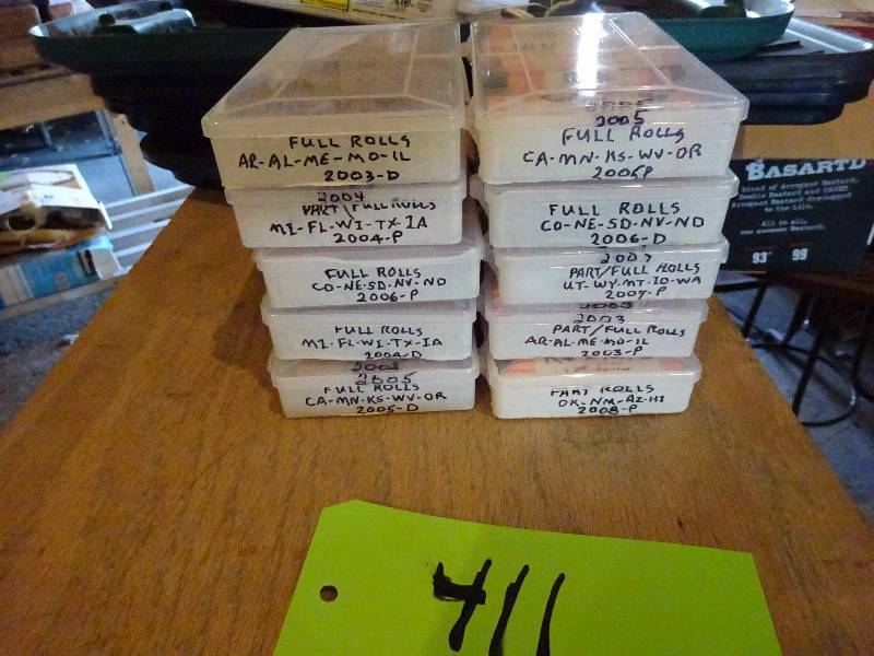 lot 411 image: Rolls of Collectable Quarters