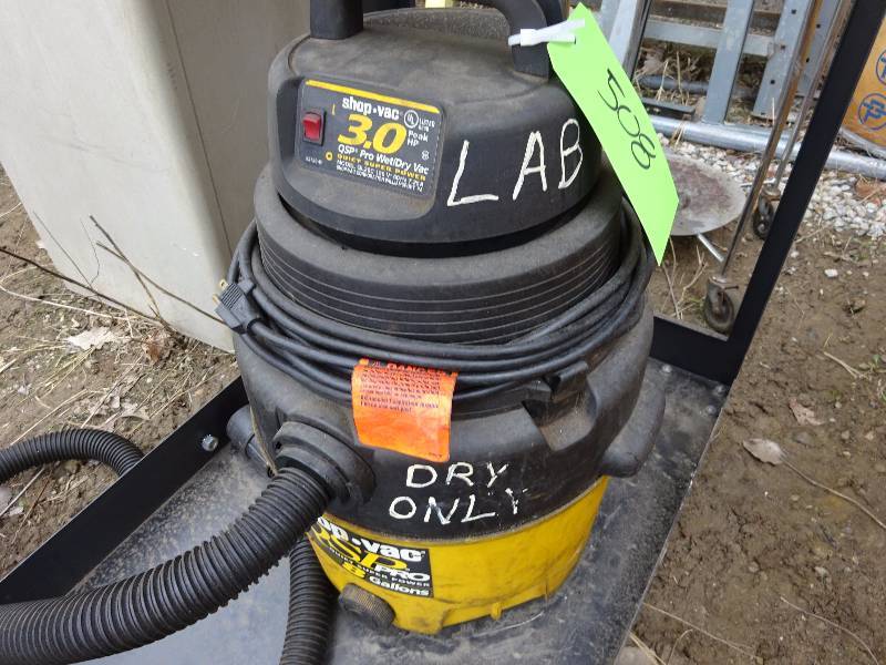 lot 508 image: Shop Vac