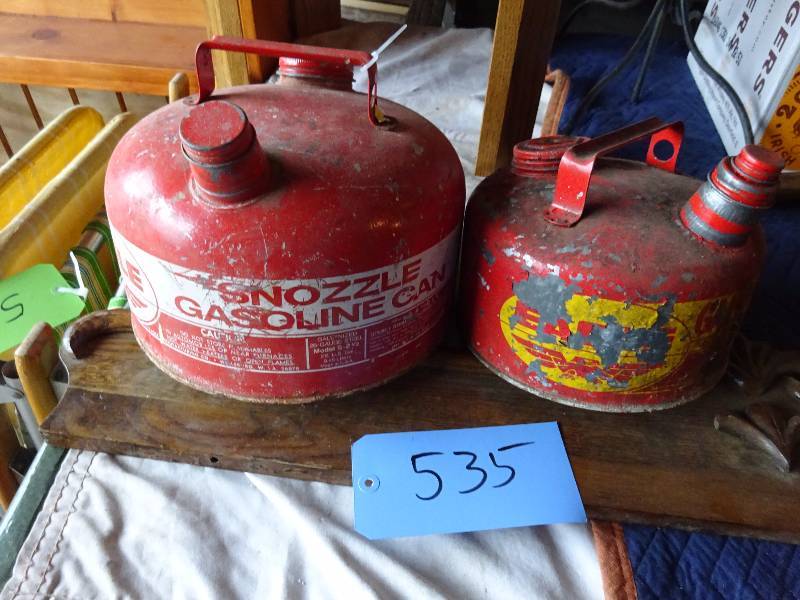 lot 535 image: 2 Gas Cans
