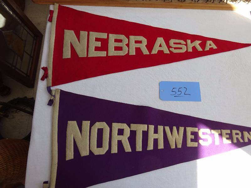 lot 552 image: Big Ten Pennants