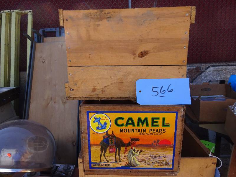 lot 566 image: Two Wood Boxes