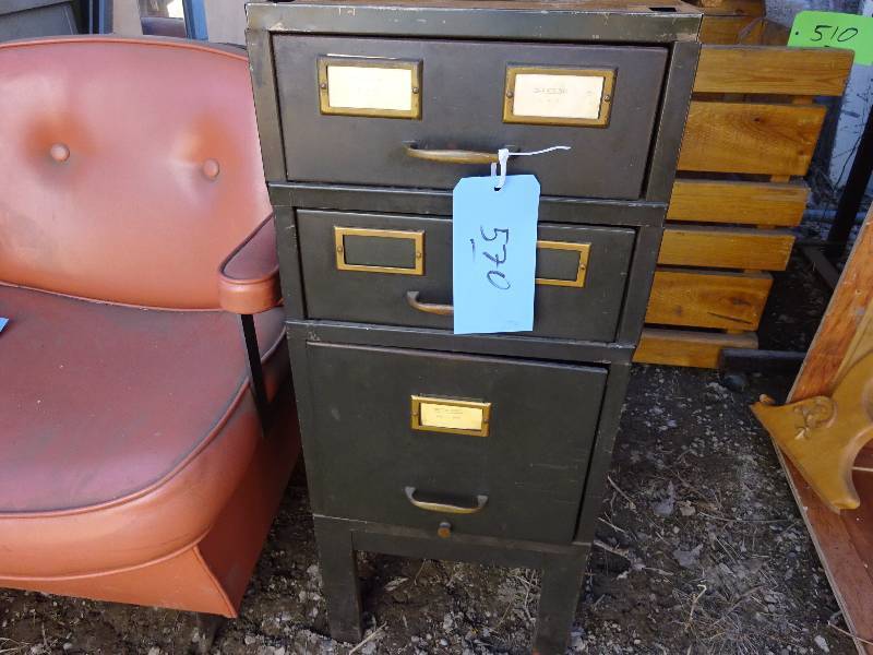 lot 570 image: Somewhat Different File Cabinet