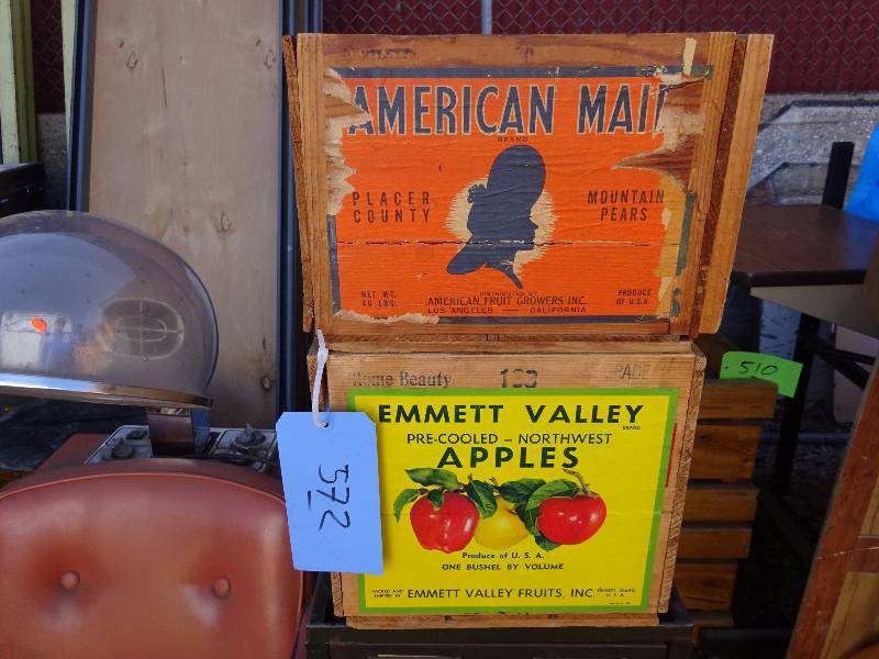 lot 572 image: Two Wood Boxes