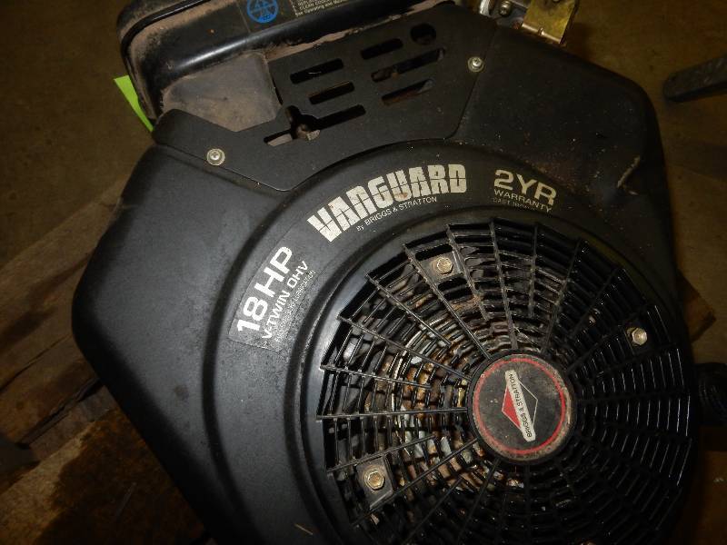 lot 8 image: Vanguard, 18 HP V-Twin Engine