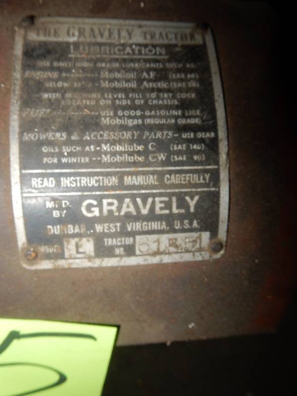 lot 15 image: Part of a GRAVELY mower and Reel Mower