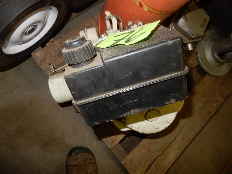 lot 76 image: Tecumseh Motor.. Not sure of size.