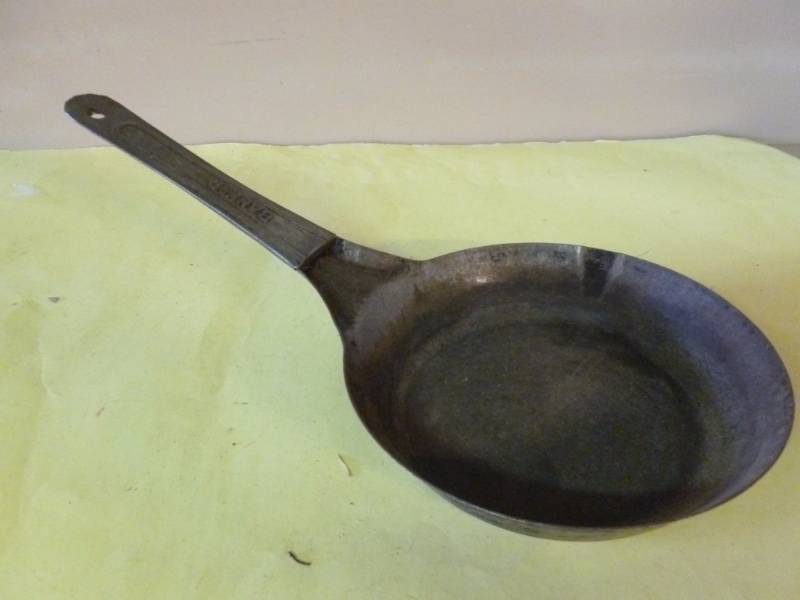 Vintage Steel Fry Pan