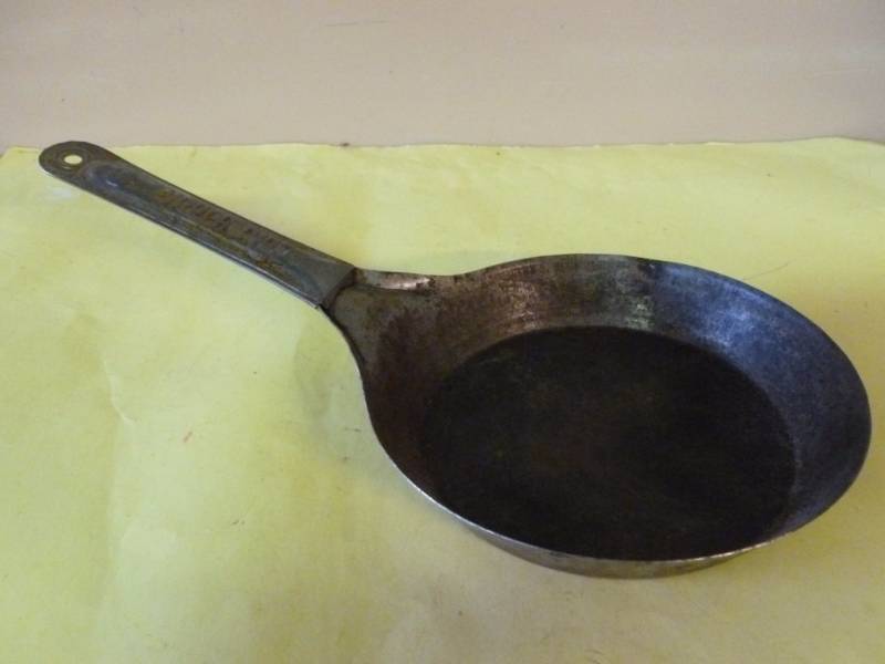 Vintage Steel Fry Pan