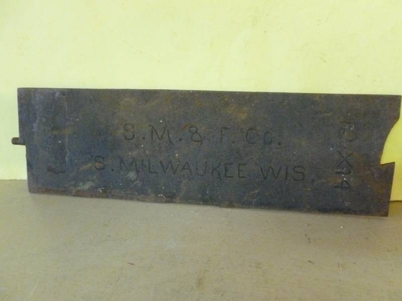 Vintage Boiler Name Plate
