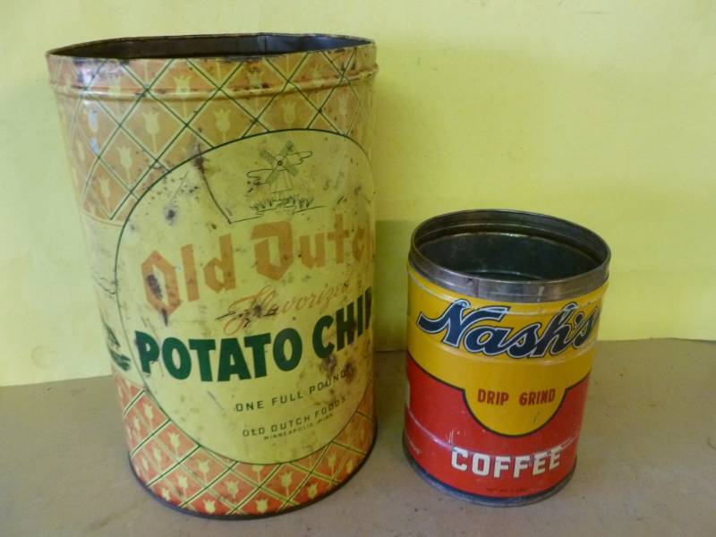 Vintage Metal Containers