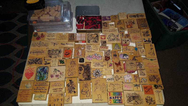 Huge Lot of Crafting Stamps #1 of 2