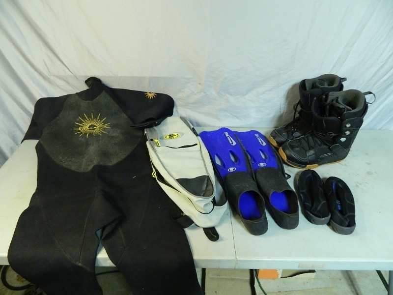 lot 26 image: DC Snowboarding Boots, Flippers, and More