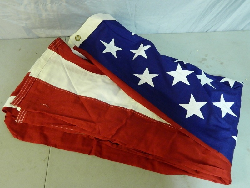 lot 35 image: Large Heavy Canvas Flag