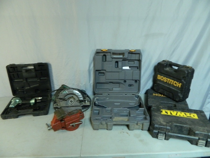 lot 70 image: Craftsman Bench Vise, Tools and More