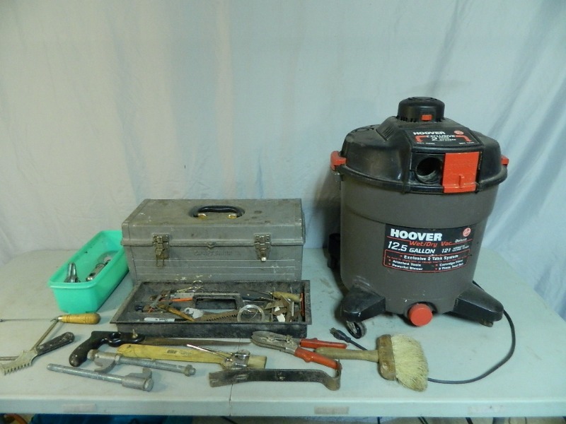 lot 78 image: Wet Dry Vac, Craftsman Toolbox, and More